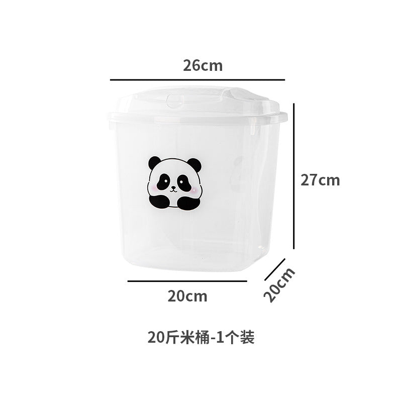 Rice bucket, household grain storage box, grain sub-packaging, sealed bucket, insect-proof and moisture-proof rice bucket 10kg food grade