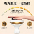 Electric gua sha cupping instrument meridian brush - universal for whole body use, home use, suction gua sha, abdominal massage, waist and back heating pad