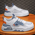 2026 spring new men's breathable mesh versatile youth sports casual shoes soft sole height increasing white trendy sneakers