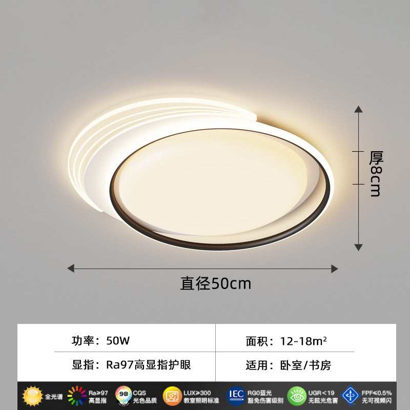 Full Spectrum Nordic Modern Simple Geometric Ceiling Light LED Eye Protection Light Luxury Bedroom Living Room Whole House Lighting Package