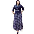 Fashion  elegantwork clothing two-piece set clothing cross-border african women's plus size outweardress