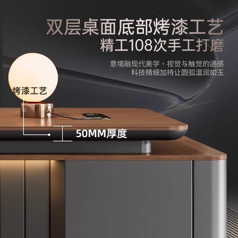 Saint li accessible luxury boss president manager supervisor desk executive desk casual modern thickened paint office desk chair