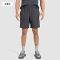 New summer loose casual sports shorts for men - quick-dry, breathable, elastic waistband with drawstring - running & fitness shorts dmk003