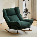 Cream style rocking chair small apartment sitting and sleeping dual-purpose lazy sofa lounge chair balcony sun chair