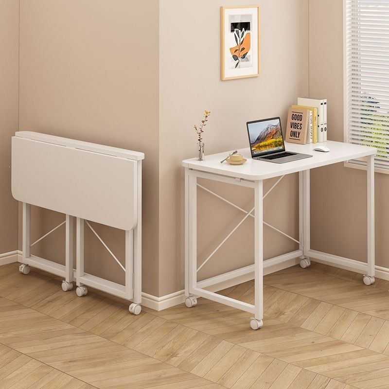 Mobile home folding table bedroom study desk student simple adjustable height desk writing office desk computer desk