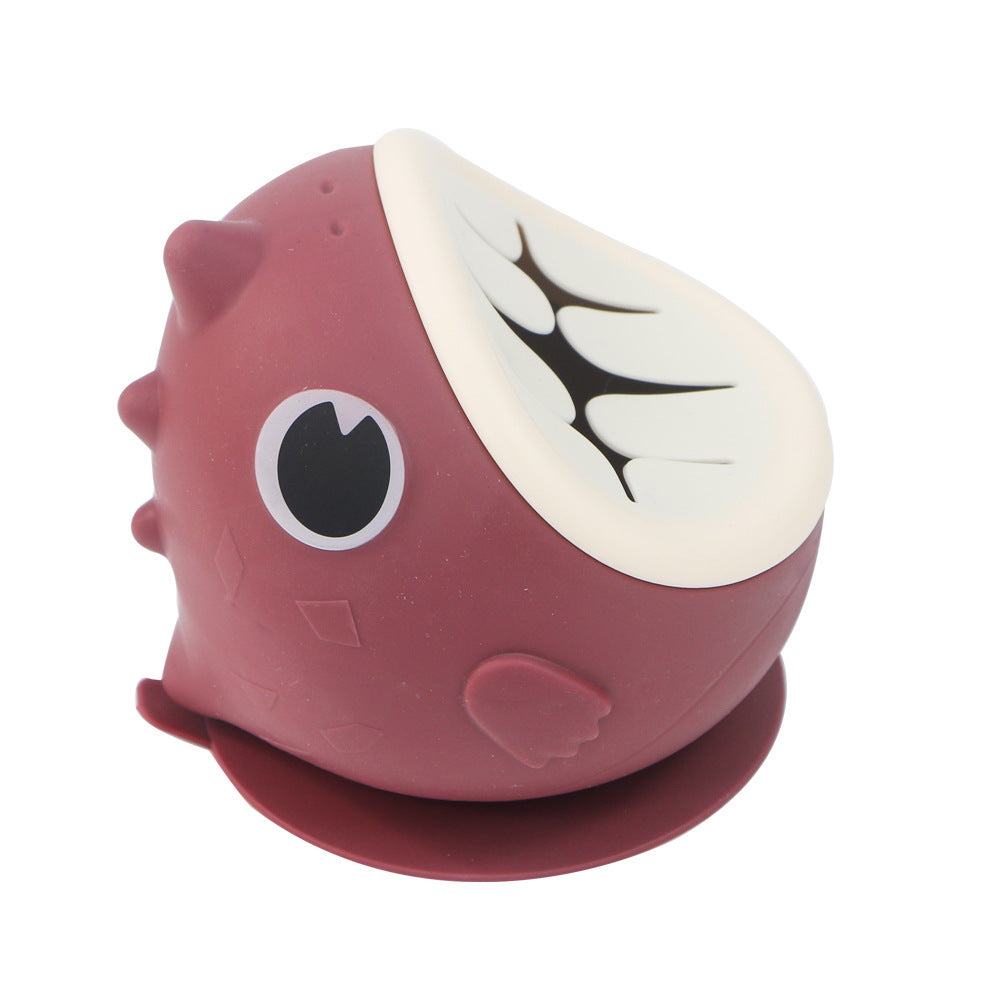 Factory direct sales, supports customization. baby food-grade silicone snack bowl, toddler food suction bowl, anti-drop baby bowl