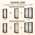 Home library steel bookshelf floor-standing storage rack children's bookcase picture book rack living room casual iron storage rack