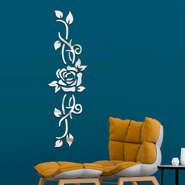 JM457 three-dimensional mirror wall sticker bedroom room layout decorative sticker TV background wall warm self-adhesive sticker