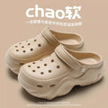 Pregnant women's non-slip clogs women's 2026new arrivaloutwearsummerevadeodorizing filter increase the feeling of stepping on shit sandals for women