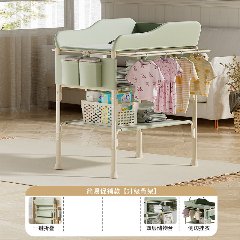 Changing table, baby care table, diaper changing table, newborn bathing & massage table, foldable multifunctional