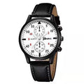 Export wish aliexpress alloy double eyes men watch quartz business student gift large dial luminous