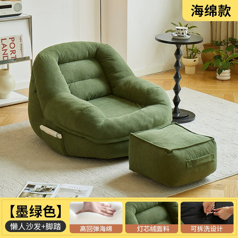 Factory direct hair can lie down and sleep lazy small sofa tatami human dog house balcony lounge chair casual decompression bean bag