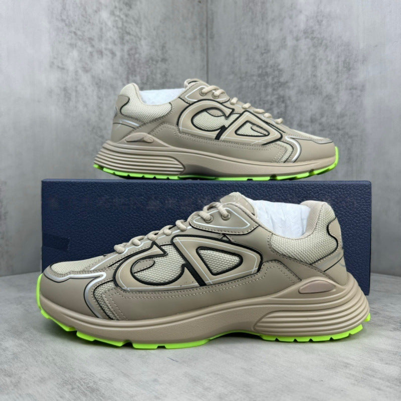 us station men's printed breathable sports shoes trendybest sellingd family heightening outdoor casual comfortable running shoes