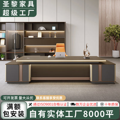 Executive desk set - premium, high-end office furniture for ceo, chairman, and senior management