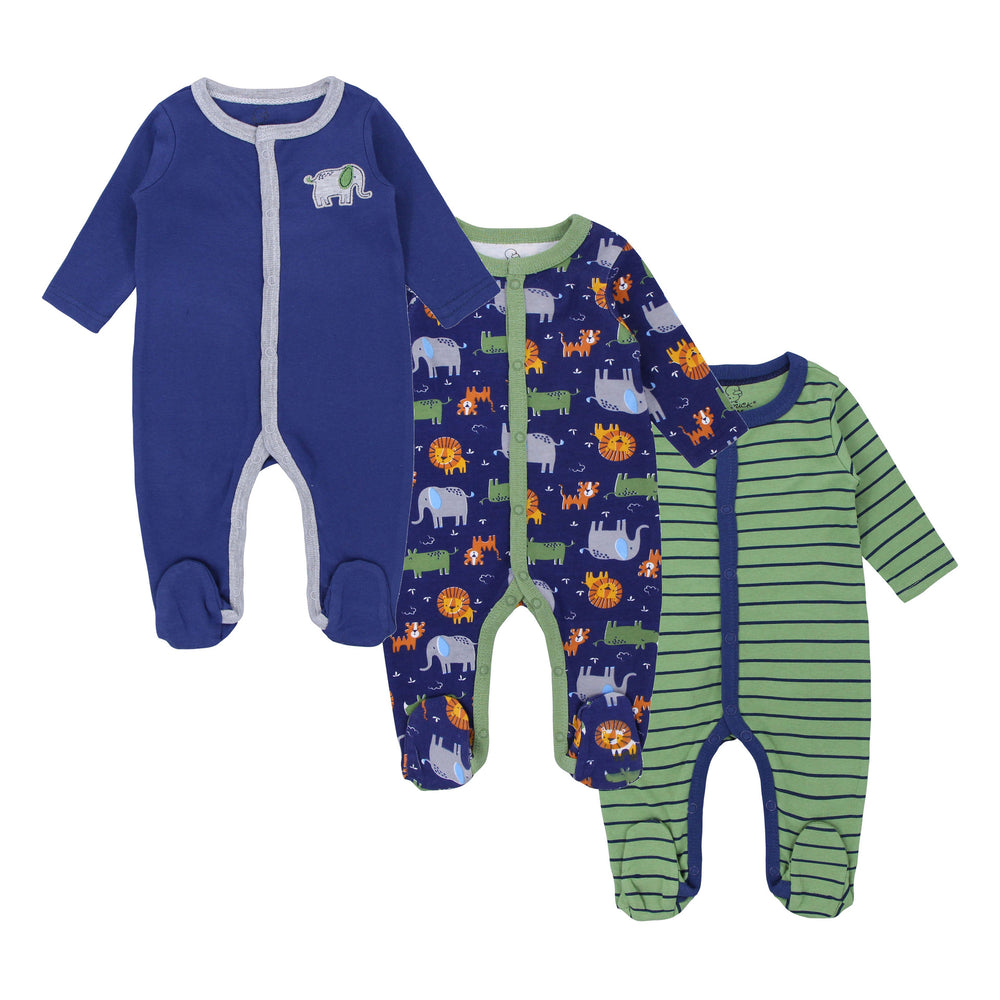 Newborn romper bodysuit - all seasons pure cotton baby long sleeve onesie - infant sleepwear outfit - baby clothes