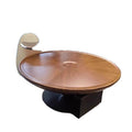 Italian normcore round flying saucer coffee table modern casual small table living room for home coffee table accessible luxuryclassy coffee table