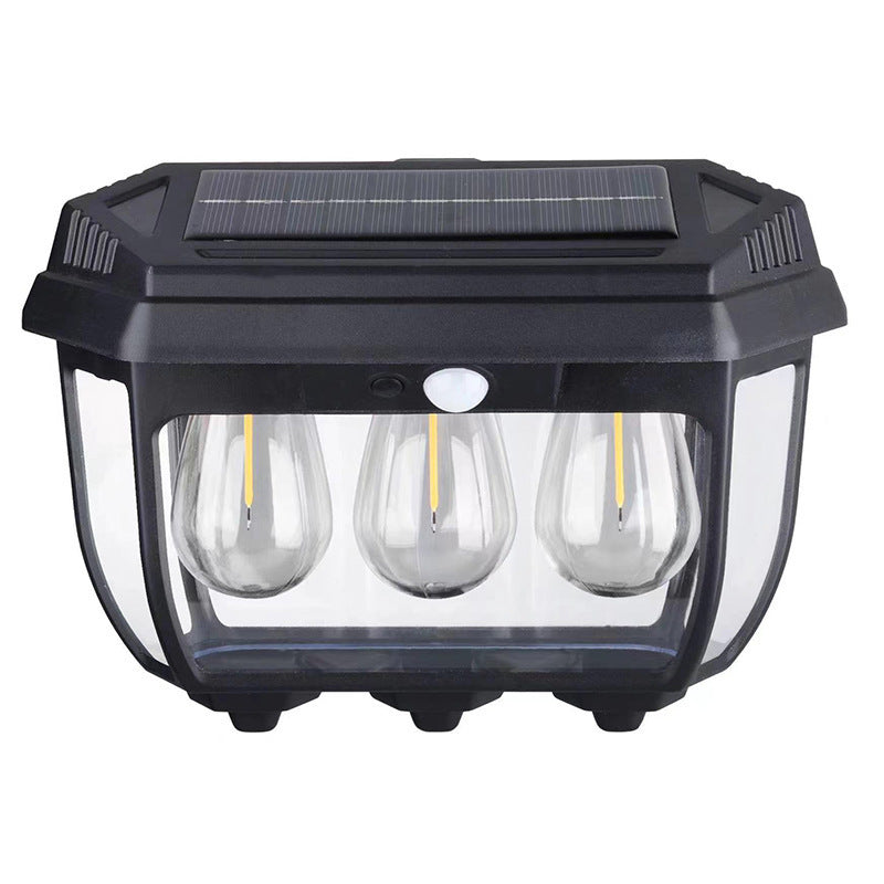 Solar lights outdoor lighting garden lights street lights human body sound control sensor lights rural yard lighting solar wall lights