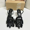 Za's 2025 spring/summer collection: european and american style pointed-toe women's pumps, bow detail, cutout sandals, polka dot fashion heels