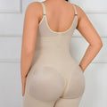 260g hard mesh cross-border body shaping one-piece shaping hip cover corset zipper button body shaping bodysuit