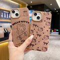 Suitable for apple 16promax brown mobile phone case iphone12 anti-fall tpu protective cover x apple 17 adaptation