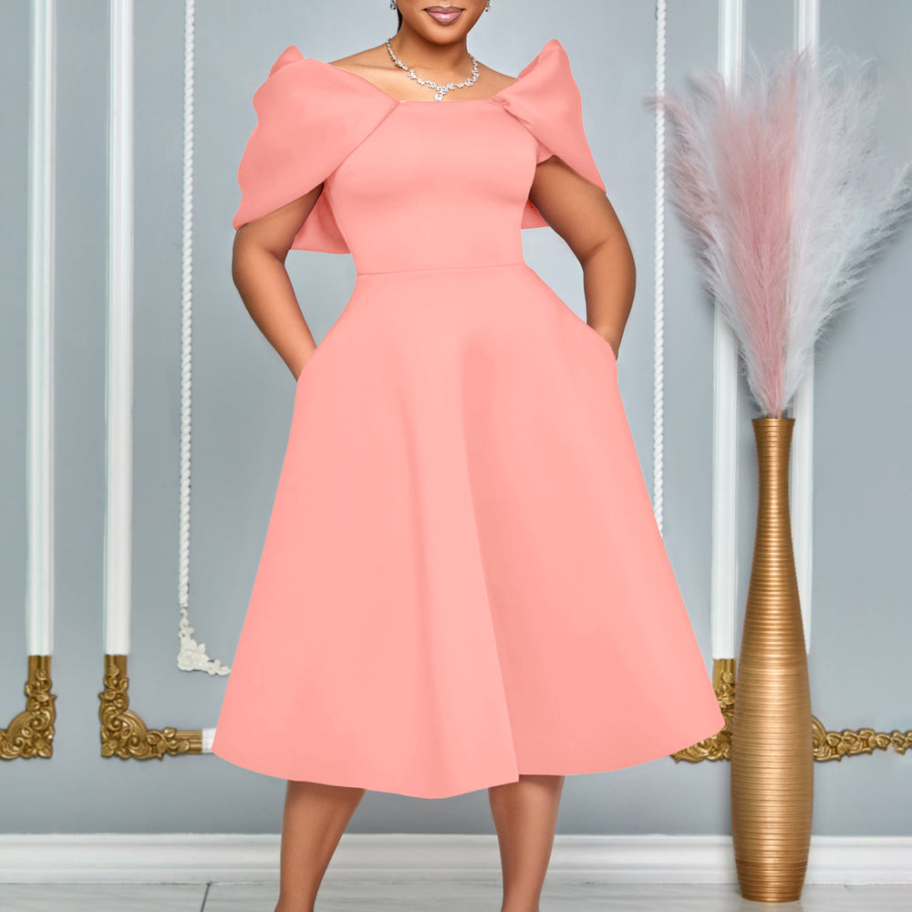 D492  foreign trade women's new fashion elegant sexy banquet dress african european and american style dress