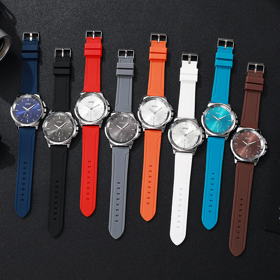 Ouki new men's watch - cross-border hot seller, men's quartz watch, round fashion watch, wholesale men's watches