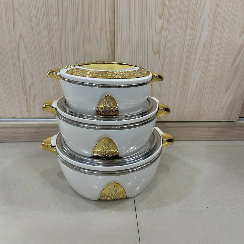 1.5l-2.5l-4.0l food warmer containerforeign trade 3pcs thermal insulation box set
