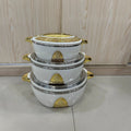 1.5l-2.5l-4.0l food warmer containerforeign trade 3pcs thermal insulation box set