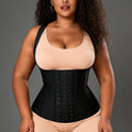 [latex breasted] rubber strap corset vest fishbone corset latex abdominal support breast shaping garment