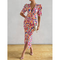 barcode new arrival  elegant women's original print dress