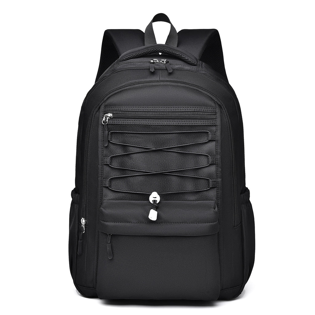 Cross-border new fashion and leisure student schoolbag large capacity trend versatile backpack lightweight simple travel backpack