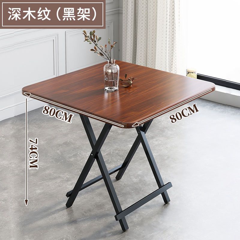 Folding tablefor homedining tablesimple small square table4-person tablesmall apartment portable outdoor stall balcony table