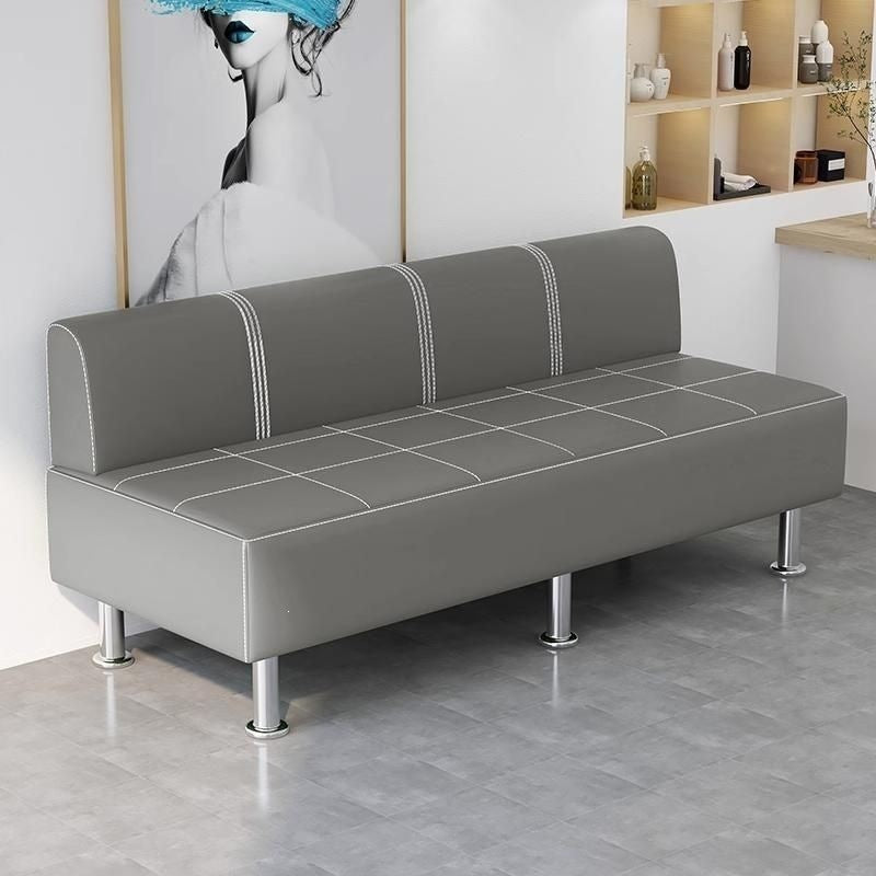 Influencer-approved salon waiting chair - stylish bench seat for hair salons & barbershops - comfortable lounging sofa for clients