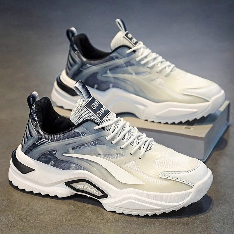 Spring men's shoes 2025 new student sports casual youth mesh dad shoes versatile trendy breathable shoes for men