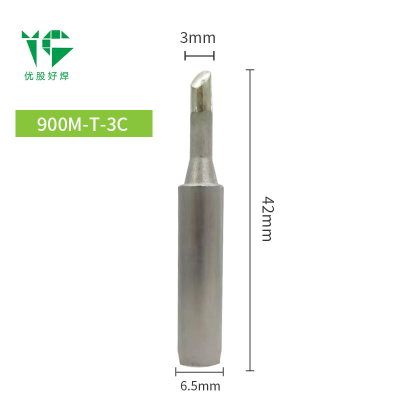 936 matte soldering iron head lead-free soldering table soldering iron nozzle frosted chrome iron head 60w internal heating 900M Luo iron head customization