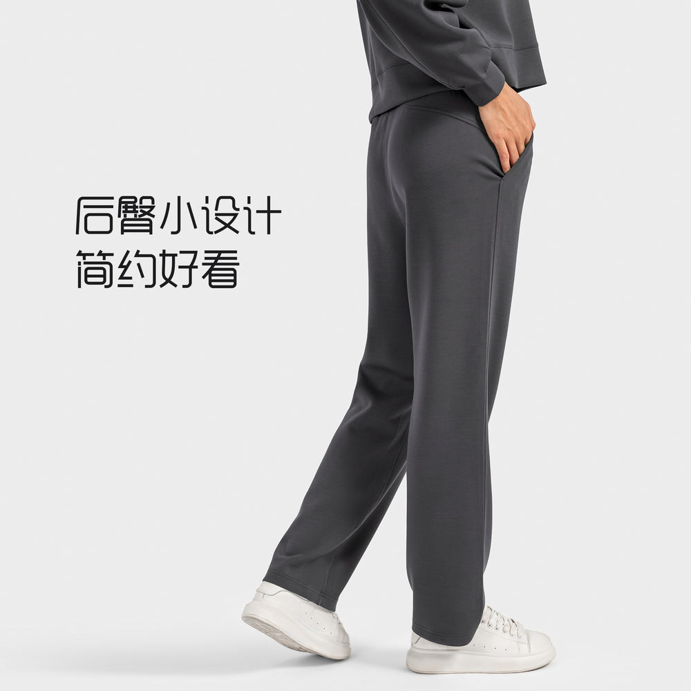 new air layer comfortable casual sports sweatpants - quick-dry, loose fit, drapey straight-leg athletic pants for women - daw016