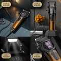 Customized cross-border all-in-one electric hair clipper set with digital display, multifunctional home hair cutting kit, usb fast charging hair trimmer