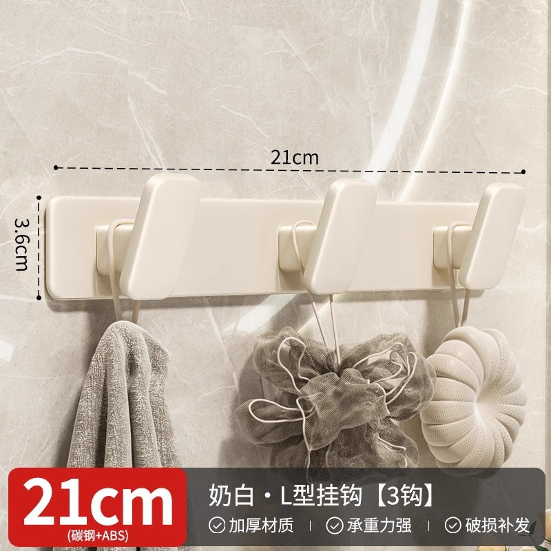 No punching clothes hook, door rear clothes hanger, wall-mounted door entrance, coat cabinet hook, strong row hook