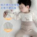 Kids high waist belly protector pure cotton belly protector all year round belly-proof intimatessuit autumn clothes and long trousers infant separates bottom