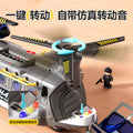 Inertial transport aircraft helicopter can store sound and light artificial military model track ejection kids toys for boys