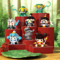 Compatible with lego building blocks nezha ao bing series kids educational toys assemble micro capsules cartoon doll small gift