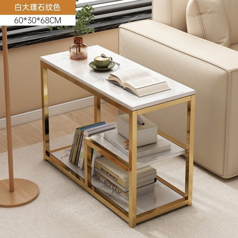 Sofa side table tea cabinet for home small coffee table modern casual corner table small table balcony simple small tea table side cabinet