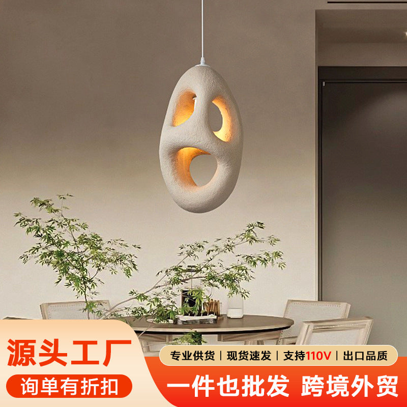 Zhongshan Ancient Town Lighting Cross-border Wabi Wind Restaurant Single Head Small Chandelier Bar Bed and Breakfast Dining Table Lighting Factory Foreign Trade