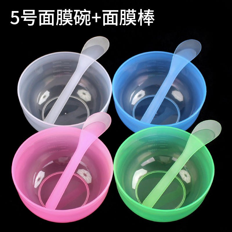 Beauty mask tool set #5: mask bowl + mixing spoon & spatula, makeup bowl, beauty supplies, spa mask mixing bowl set