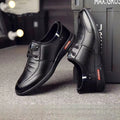 2024 new versatile men's leather shoes - soft sole business casual loafers - perfect for work, security, and dad shoes - wholesale available
