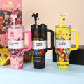 stanley mother's day same style ice cup creative 304 stainless steel thermos cup men's and women's portable straw cup