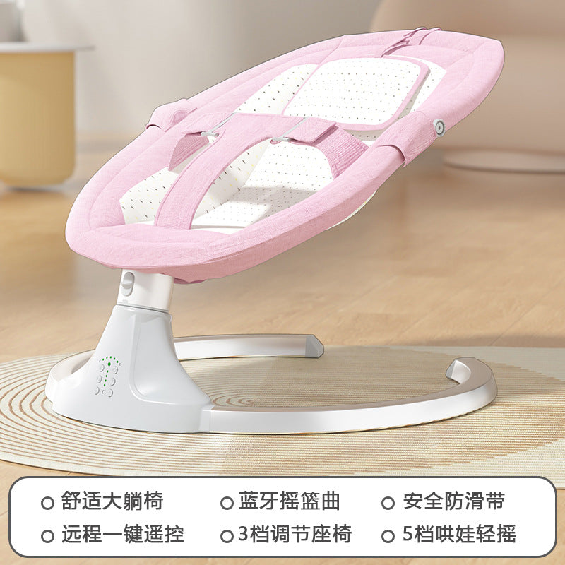 Baby electric rocking chair baby coaxing artifact newborn baby coaxing cradle bed with baby sleeping soothing chair recliner