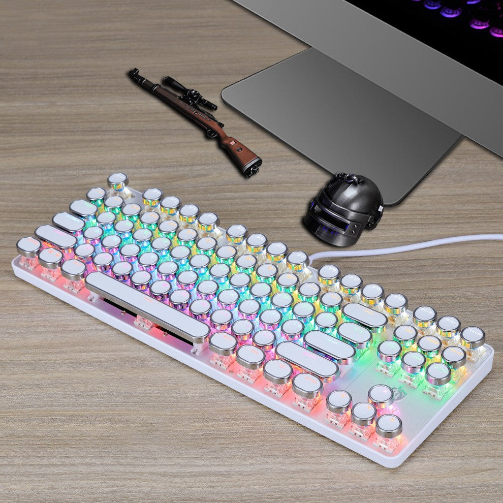 Meishang e-family 917 punk mechanical keyboard 87-key gaming keyboard office keyboard aliexpress ebay amazon