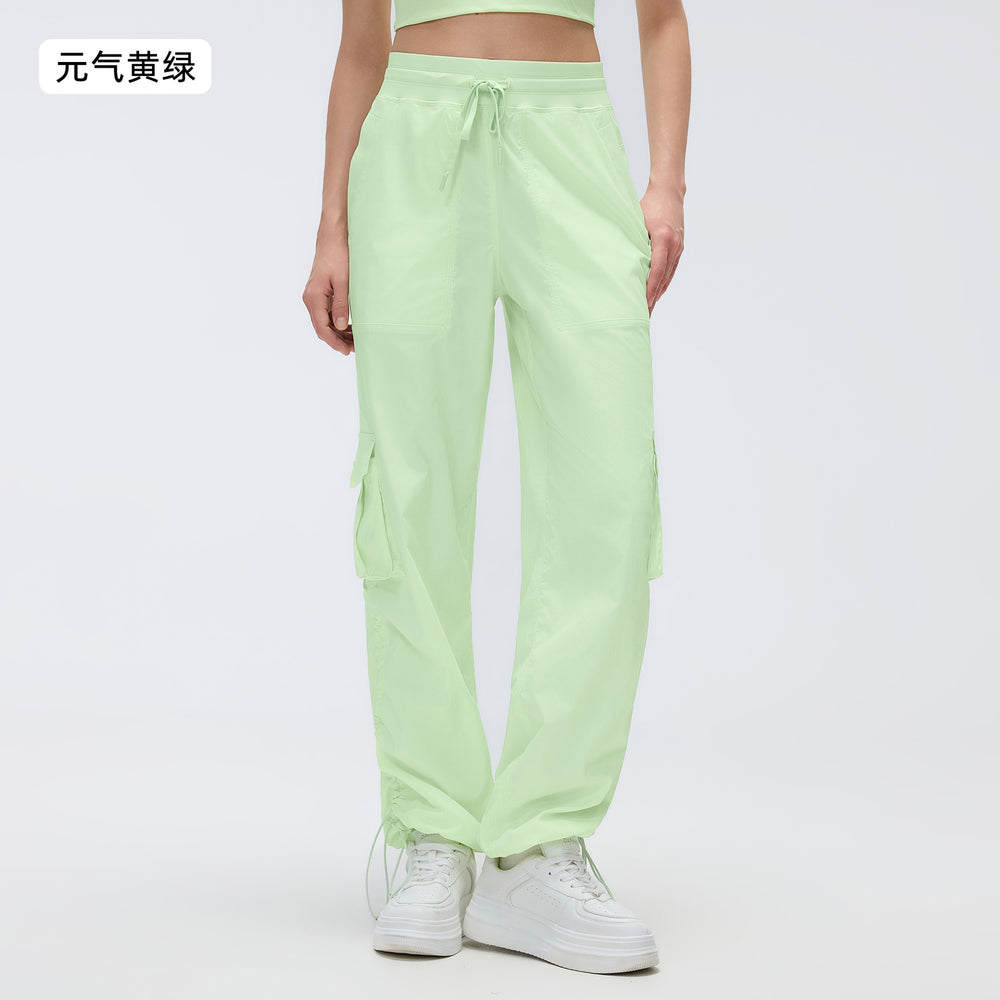 New outdoor running trousers - lightweight, quick-drying, multi-pocket, wide-leg cargo casual pants d25001