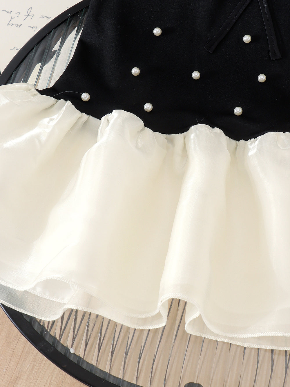 Baby clothing kids set children outfit black short-sleeved dress baby